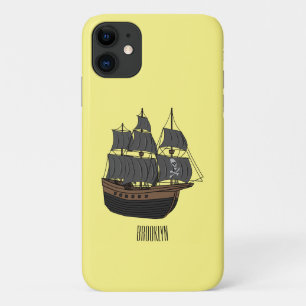 Abbildung des Cartoon von Piratenschiffen Case-Mate iPhone Hülle