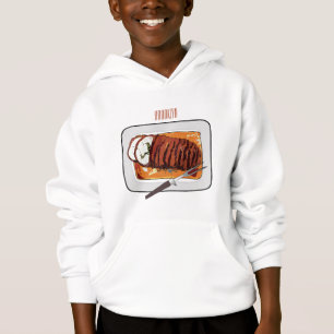 Abbildung des Cartoon von Roasttruthühnern Hoodie