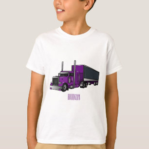 Abbildung des Cartoon von Sattelanhängern T-Shirt
