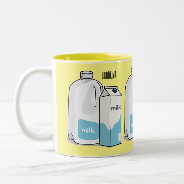 Abbildung des Cartoon Zweifarbige Tasse (Links)
