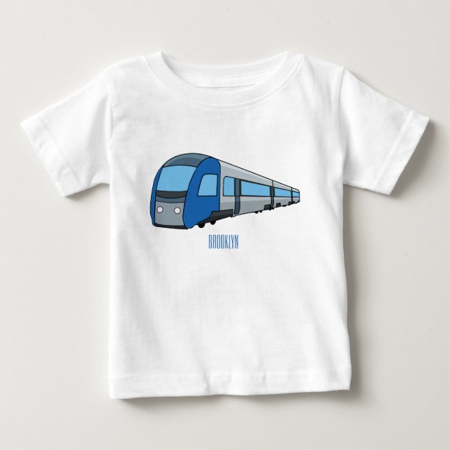 Abbildung des elektrischen Cartoon Baby T-shirt (Vorderseite)