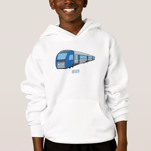 Abbildung des elektrischen Cartoon Hoodie (Vorderseite)