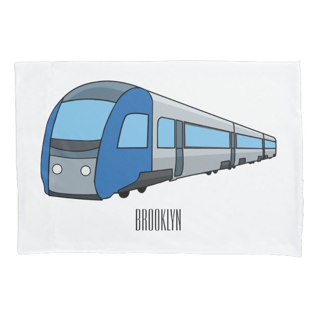 Abbildung des elektrischen Cartoon Kissenbezug (Vorderseite)