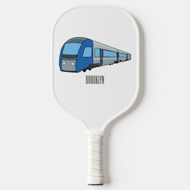 Abbildung des elektrischen Cartoon Pickleball Schläger (Vorderseite)