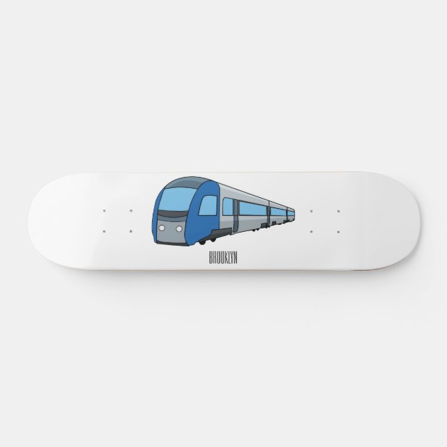 Abbildung des elektrischen Cartoon Skateboard (Horizontal)
