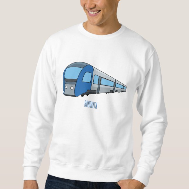 Abbildung des elektrischen Cartoon Sweatshirt (Vorderseite)