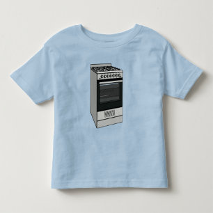 Abbildung des elektrischen Ofens Cartoon Kleinkind T-shirt