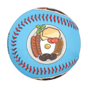 Abbildung des englischen Cartoon Baseball