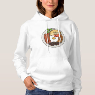 Abbildung des englischen Cartoon Hoodie