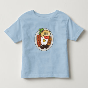 Abbildung des englischen Cartoon Kleinkind T-shirt