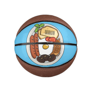 Abbildung des englischen Cartoon Mini Basketball