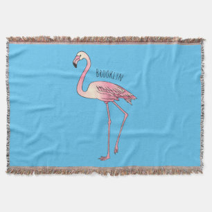 Abbildung des Flamingo-Vogel-Cartoon Decke