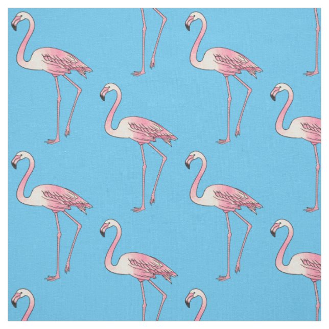 Abbildung des Flamingo-Vogel-Cartoon Stoff (Muster)