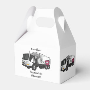 Abbildung des Garbage LKW-Cartoon Geschenkschachtel