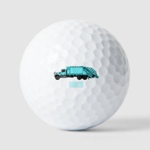 Abbildung des Garbage LKW-Cartoon Golfball