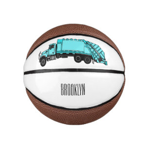 Abbildung des Garbage LKW-Cartoon Mini Basketball