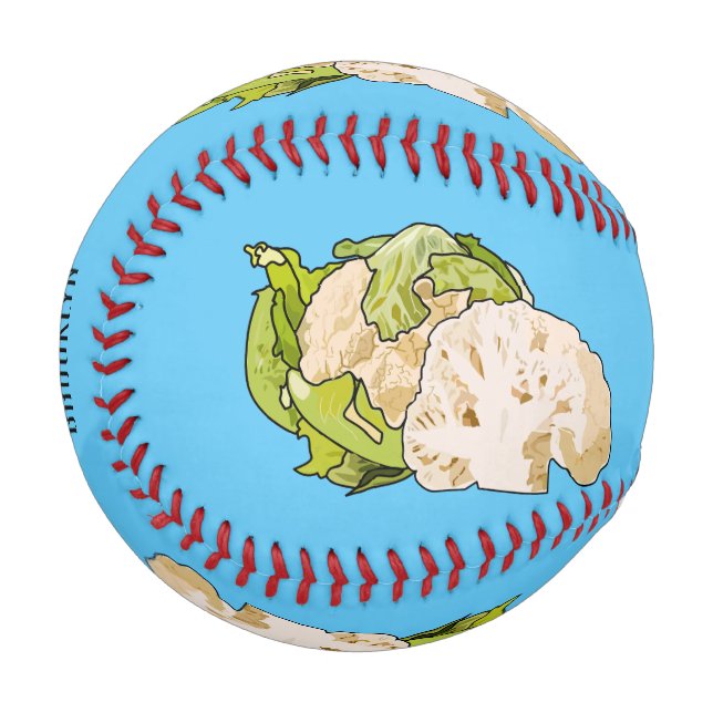 Abbildung des Kauliblumen-Cartoon Baseball (Vorderseite Links)
