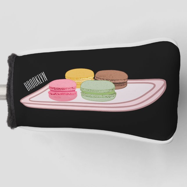 Abbildung des Macaron-Cartoon Golf Headcover (Vorderseite)