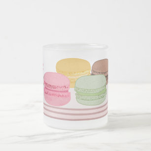 Abbildung des Macaron-Cartoon Mattglastasse