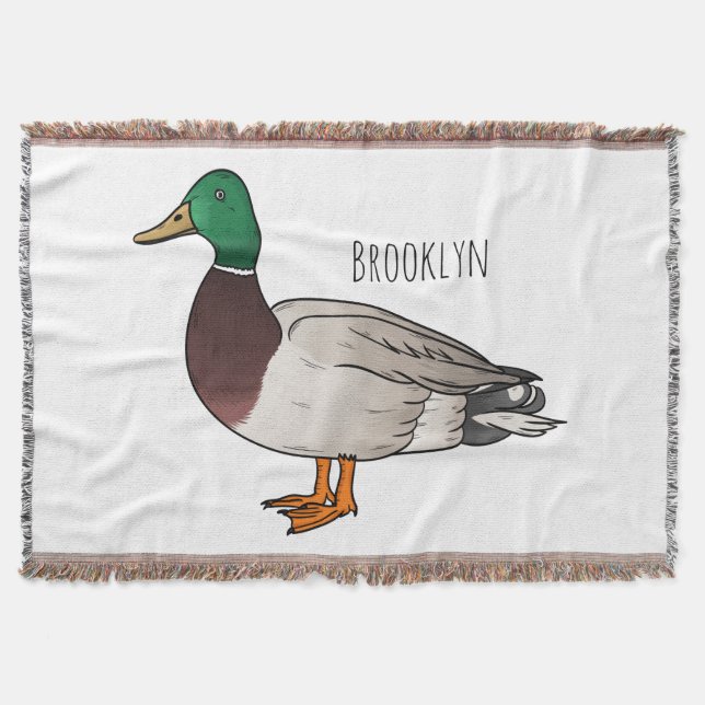 Abbildung des Mallard-Enten-Cartoon Decke (Vorderseite)