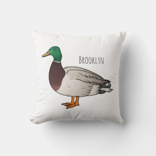 Abbildung des Mallard-Enten-Cartoon Kissen
