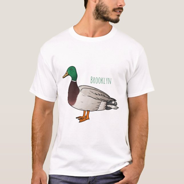 Abbildung des Mallard-Enten-Cartoon T-Shirt (Vorderseite)