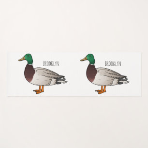 Abbildung des Mallard-Enten-Cartoon Yogamatte
