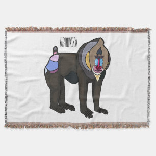 Abbildung des Mandrill Cartoon Decke