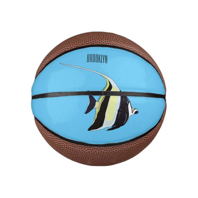 Abbildung des maurischen Idol-Cartoon Mini Basketball (Vorderseite)