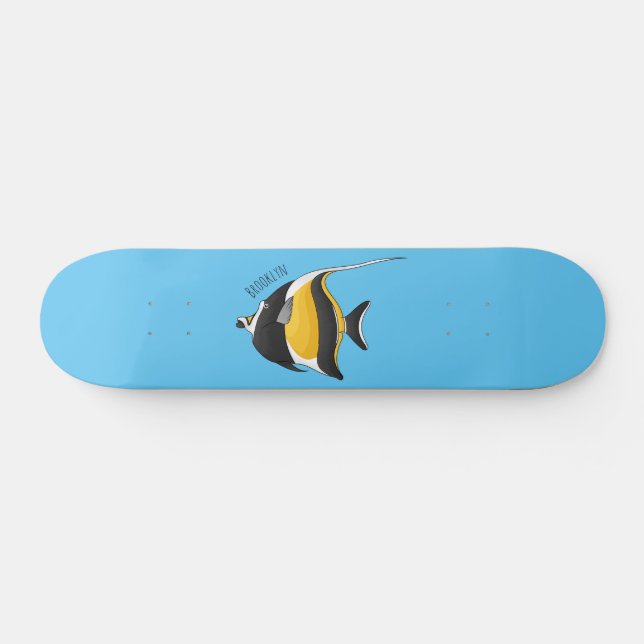 Abbildung des maurischen Idol-Cartoon Skateboard (Horizontal)