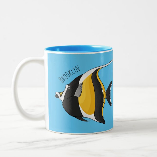 Abbildung des maurischen Idol-Cartoon Zweifarbige Tasse (Links)