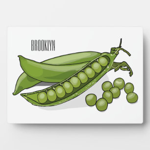 Abbildung des Pea-Cartoon Fotoplatte