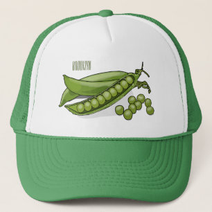 Abbildung des Pea-Cartoon Truckerkappe