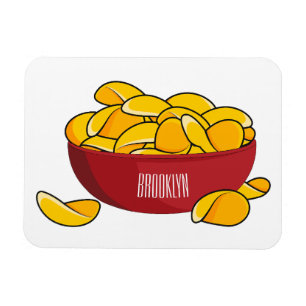 Abbildung des Potato-Chip-Cartoon Magnet