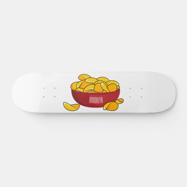 Abbildung des Potato-Chip-Cartoon Skateboard (Horizontal)