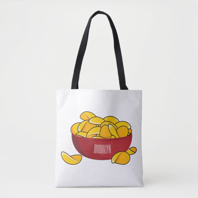 Abbildung des Potato-Chip-Cartoon Tasche (Vorderseite)