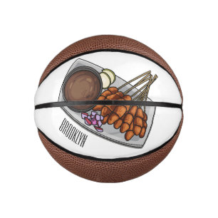 Abbildung des Satay-Cartoon Mini Basketball