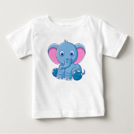 Abbildung des tierischen Cartoon Baby T-shirt