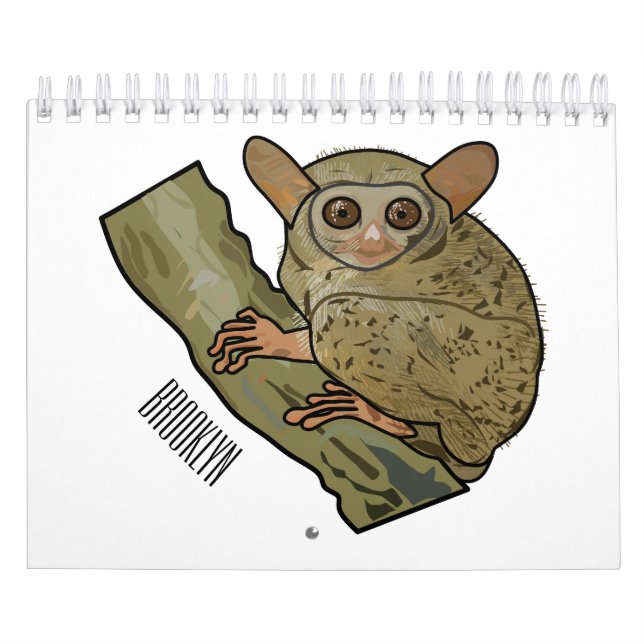 Abbildung des tierischen Cartoon Kalender (Titelbild)