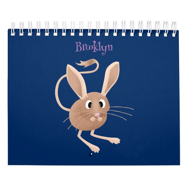 Abbildung des tierischen Cartoon Kalender (Titelbild)