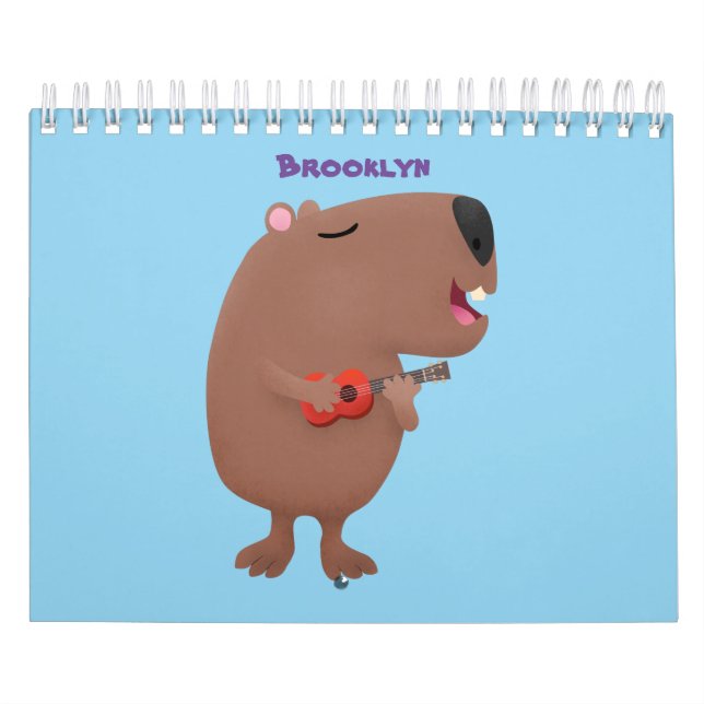 Abbildung des tierischen Cartoon Kalender (Titelbild)