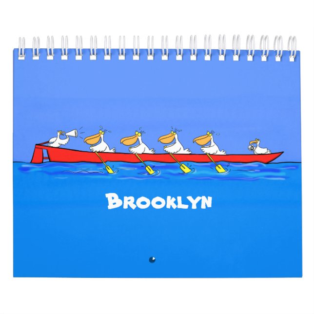 Abbildung des tierischen Cartoon Kalender (Titelbild)