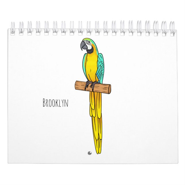 Abbildung des tierischen Cartoon Kalender (Titelbild)