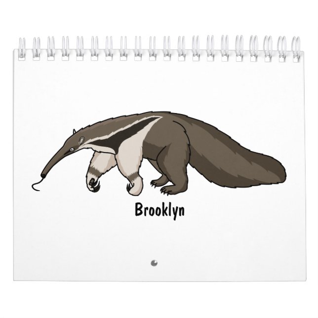Abbildung des tierischen Cartoon Kalender (Titelbild)