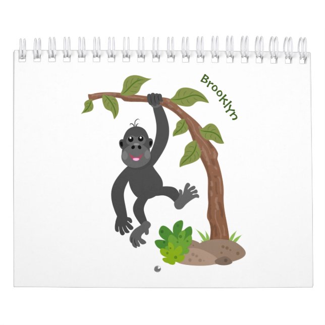 Abbildung des tierischen Cartoon Kalender (Titelbild)