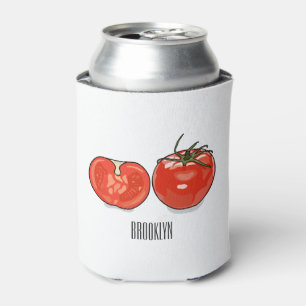 Abbildung des Tomaten-Cartoon Dosenkühler
