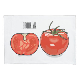 Abbildung des Tomaten-Cartoon Kissenbezug