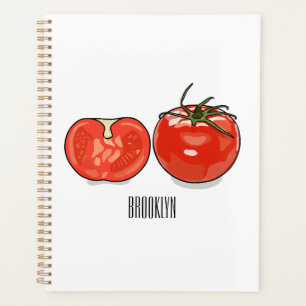 Abbildung des Tomaten-Cartoon Planer