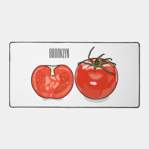 Abbildung des Tomaten-Cartoon Schreibtischunterlage