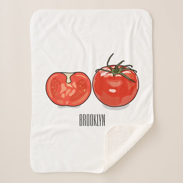 Abbildung des Tomaten-Cartoon Sherpadecke (Vorderseite)